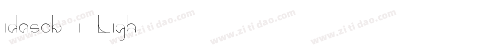 idasob i Ligh字体转换
